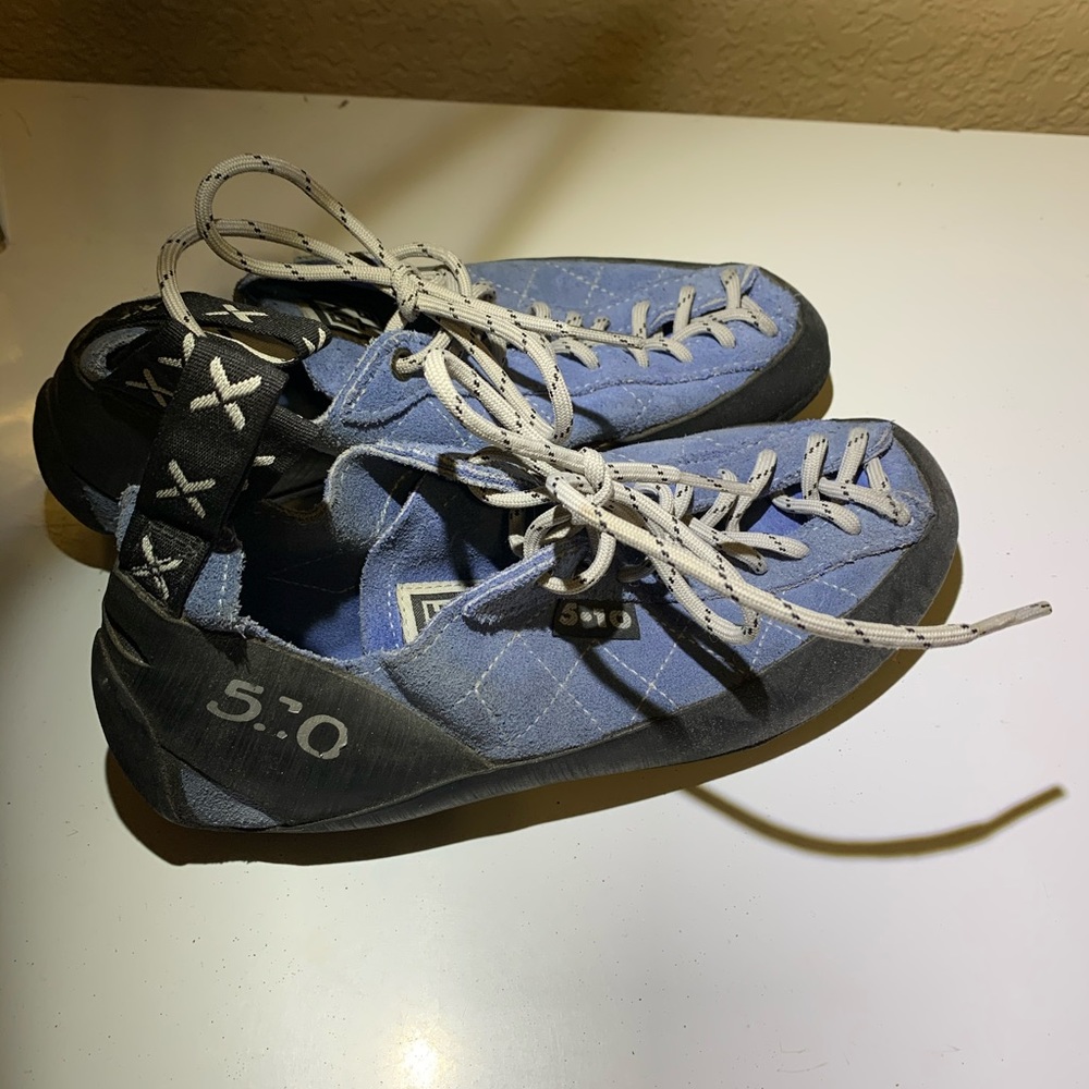 5.10 rock climbing shoes